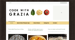 Desktop Screenshot of cookwithgrazia.com